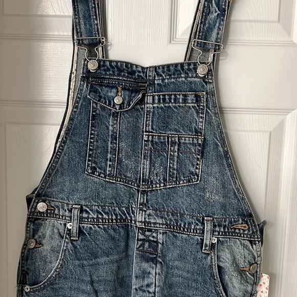 Free people denim overalls NWT - Picture 2 of 5
